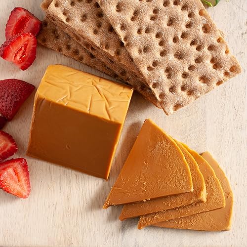 Miniatura 3 de igourmet Norwegian Gjetost Cheese - Rueda entera 22 libras - Paquete de 3