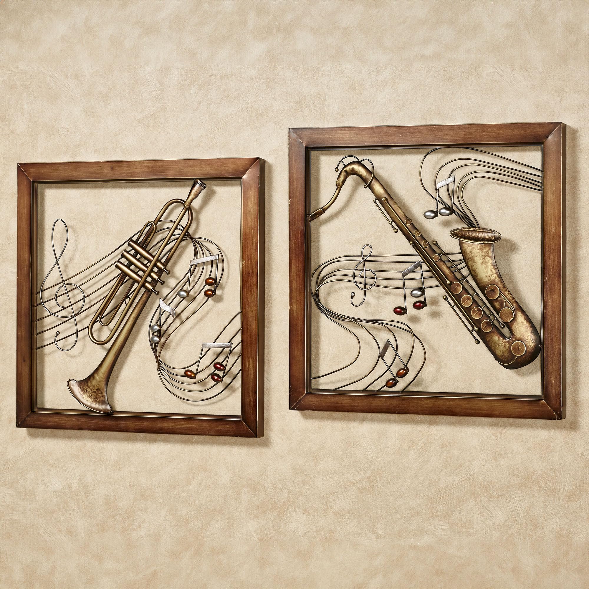 Amazon.com: Touch of Class Musical Harmony Wall Art Set of Two