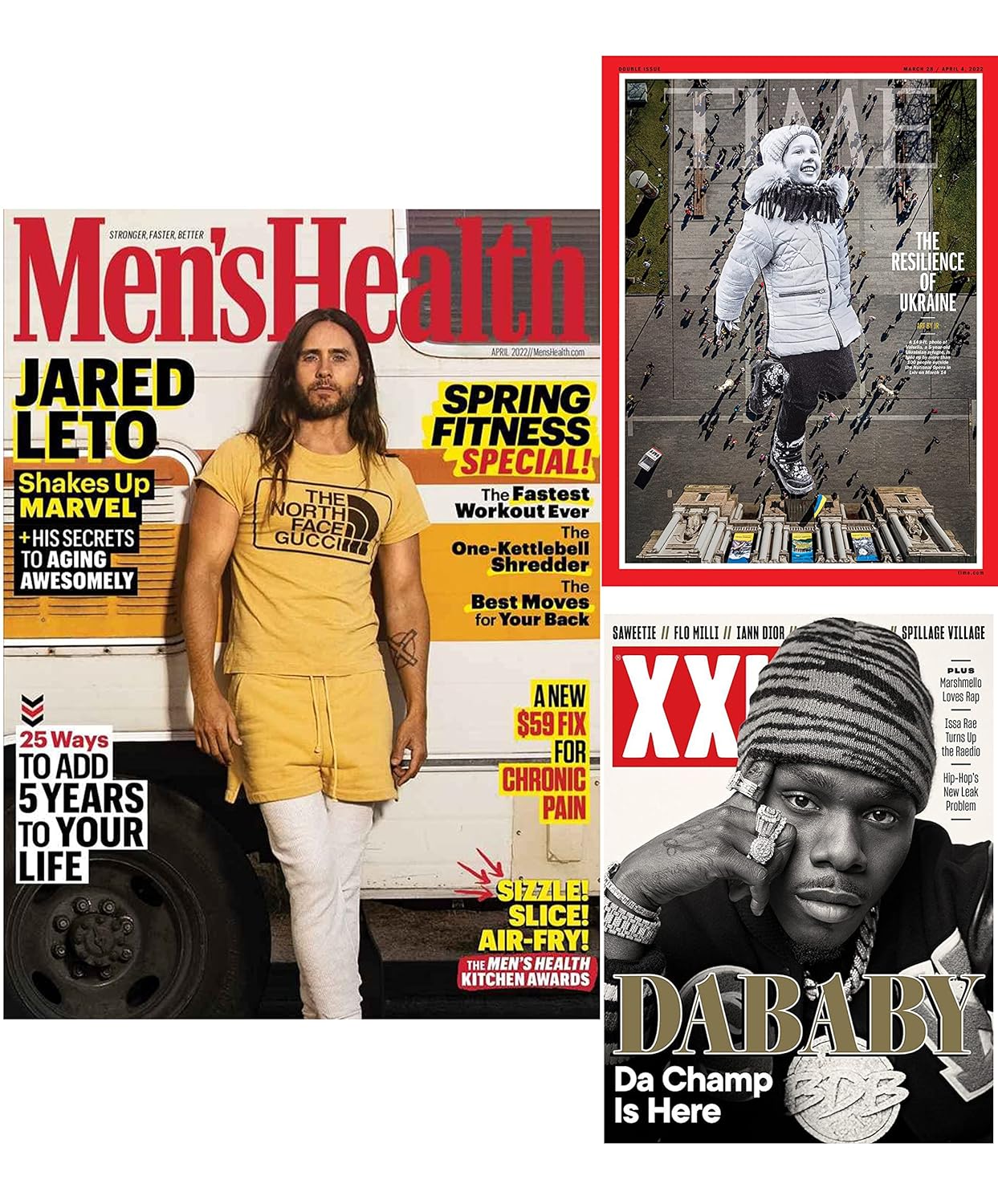 Magazine April 2022 Special Time/XXL/Men's Health Bundle inmate