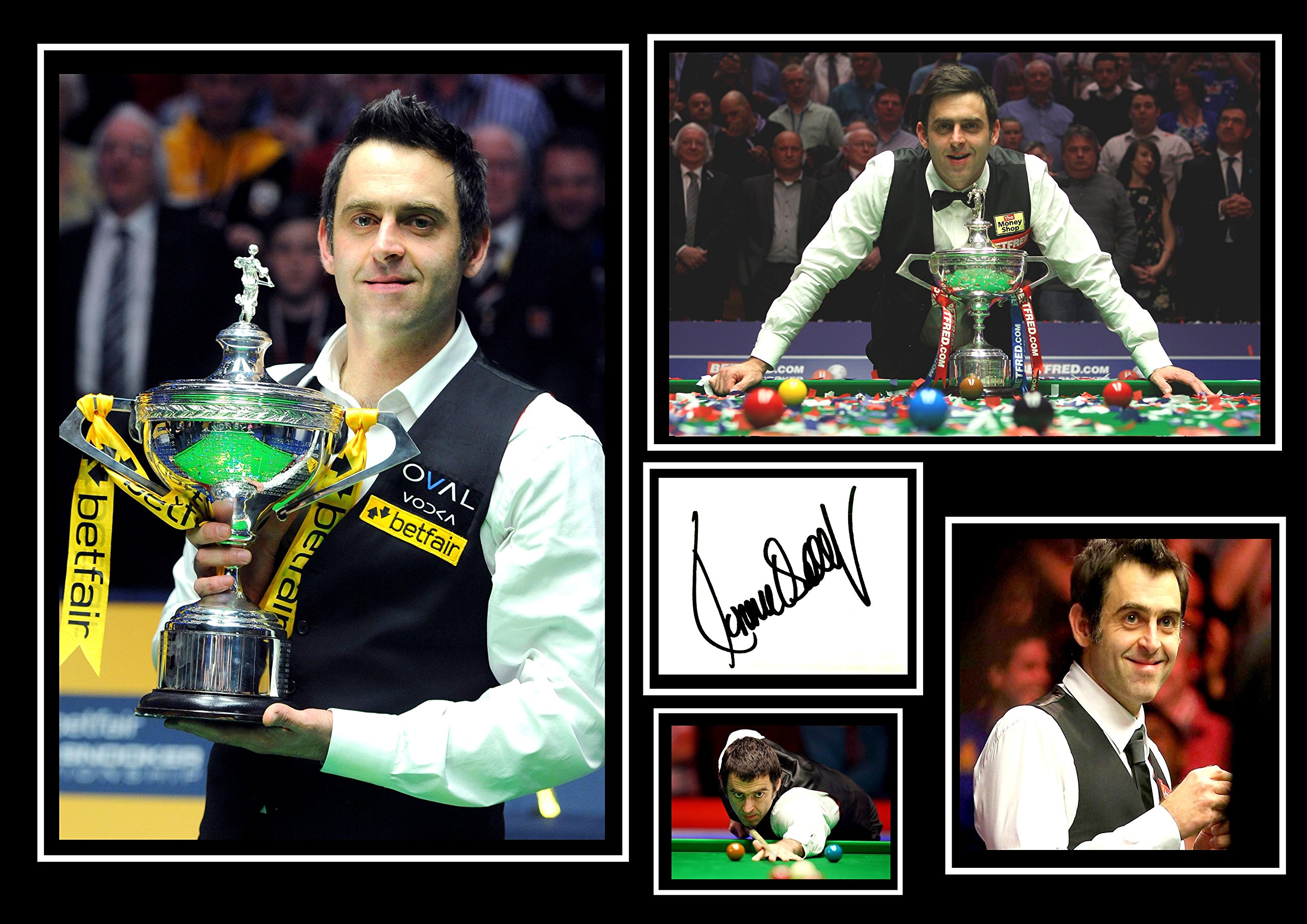 STUNNING QUALITY RONNIE O'SULLIVAN SIGNED/AUTOGRAPHED PHOTO