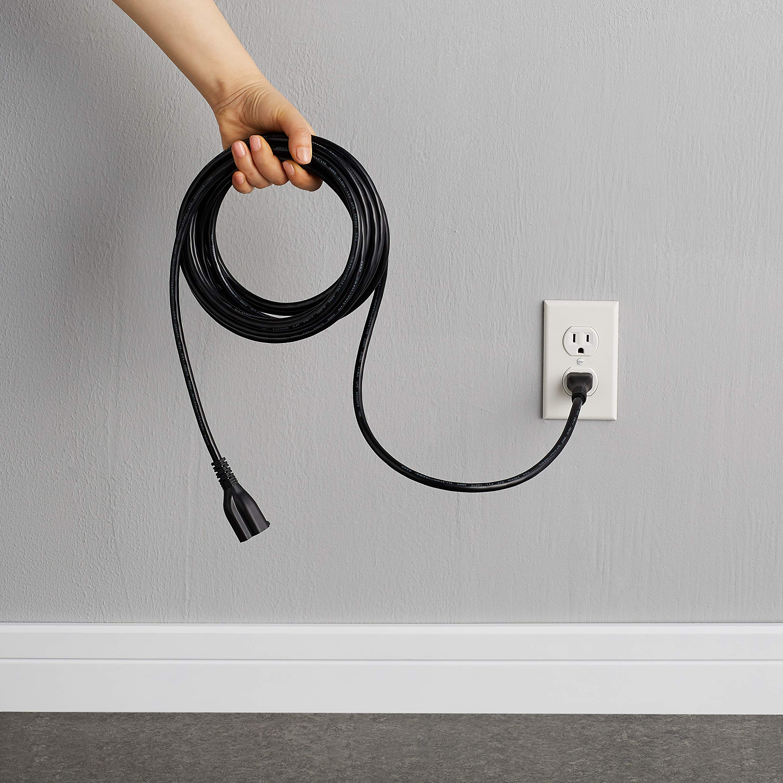 Amazon Basics 20Foot Extension Cord 13 Amps, 125V Black Buy