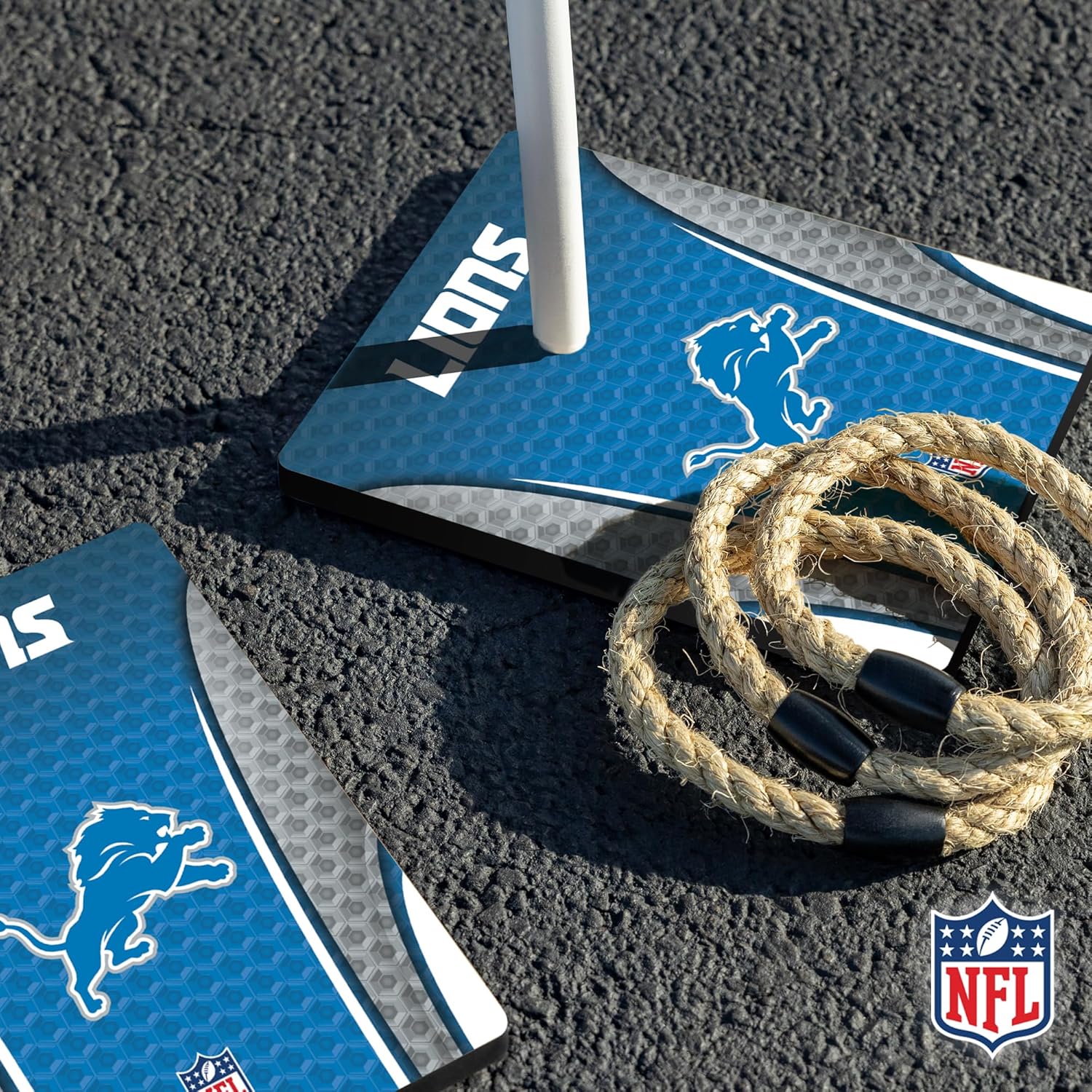 Wild Sports NFL Quoits Set with Direct Print HD Team Graphics – Tailgate Ring Toss Game – Great Gift for Any Football Fan! Ring Toss Family Outdoor Games for The Beach, BBQ, or Tailgate Party
