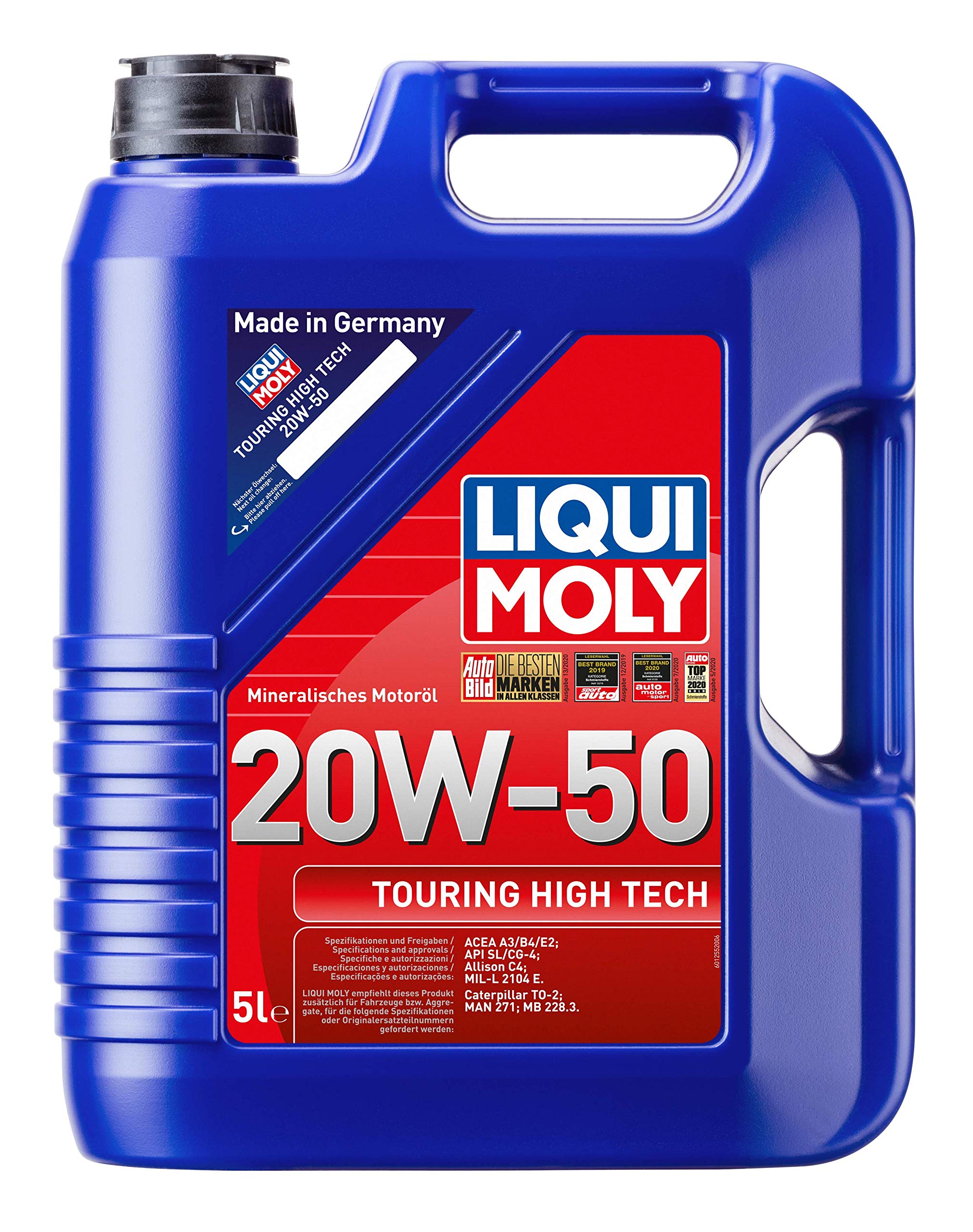 Liqui Moly Touring High Tech 20W-50 5 l Otomotiv Bakım Ürünü