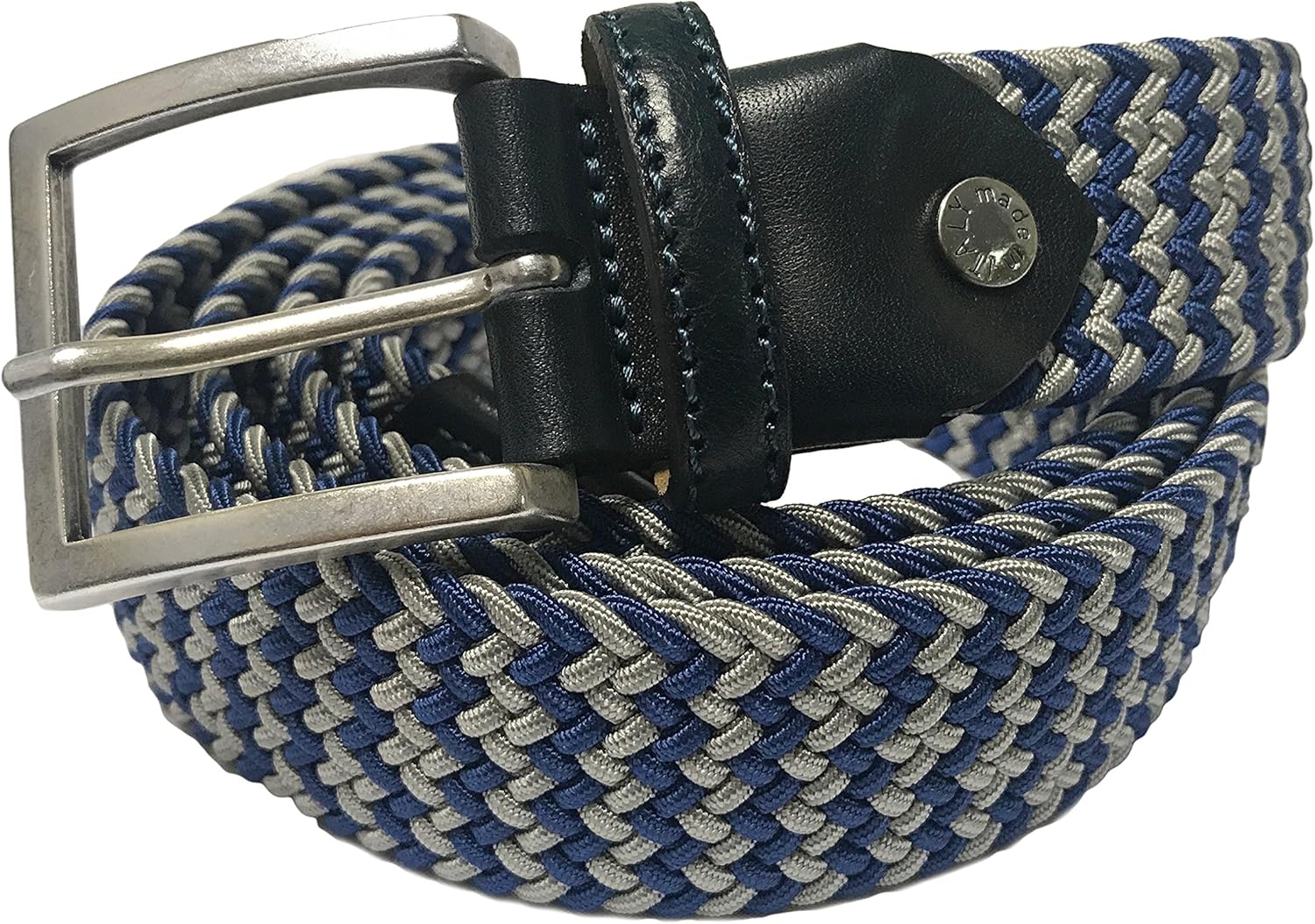 Fresco Golf Cotton Elastic Stretch Men's Belt, Multicolors