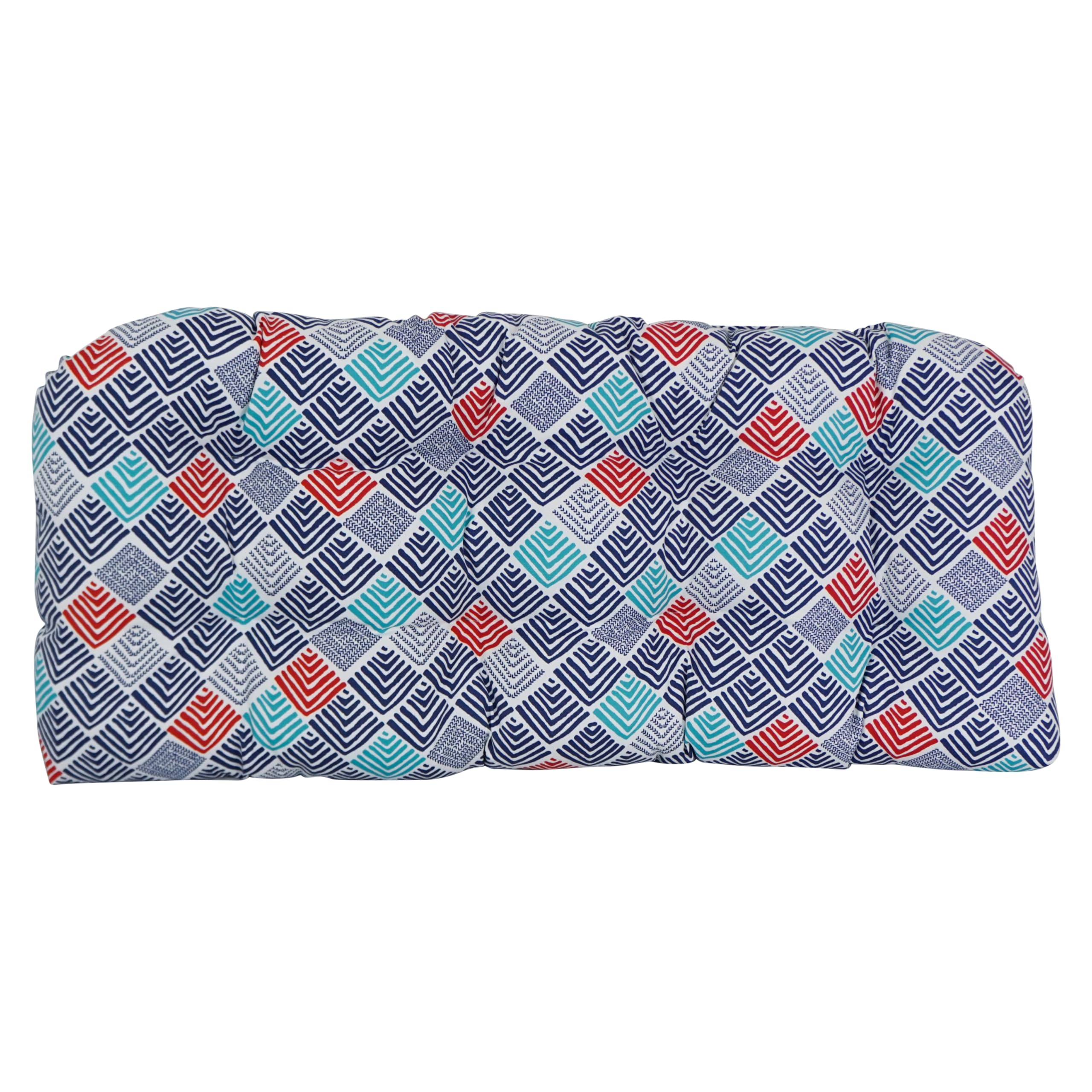 42-Inch By 19-Inch U-Shaped Patterned Spun Polyester Tufted Settee/Bench Cushion  93180-Ls-Od-204