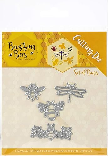 Jeanine's Art Troqueles Jeanine, conjunto de insectos, zumbando abejas