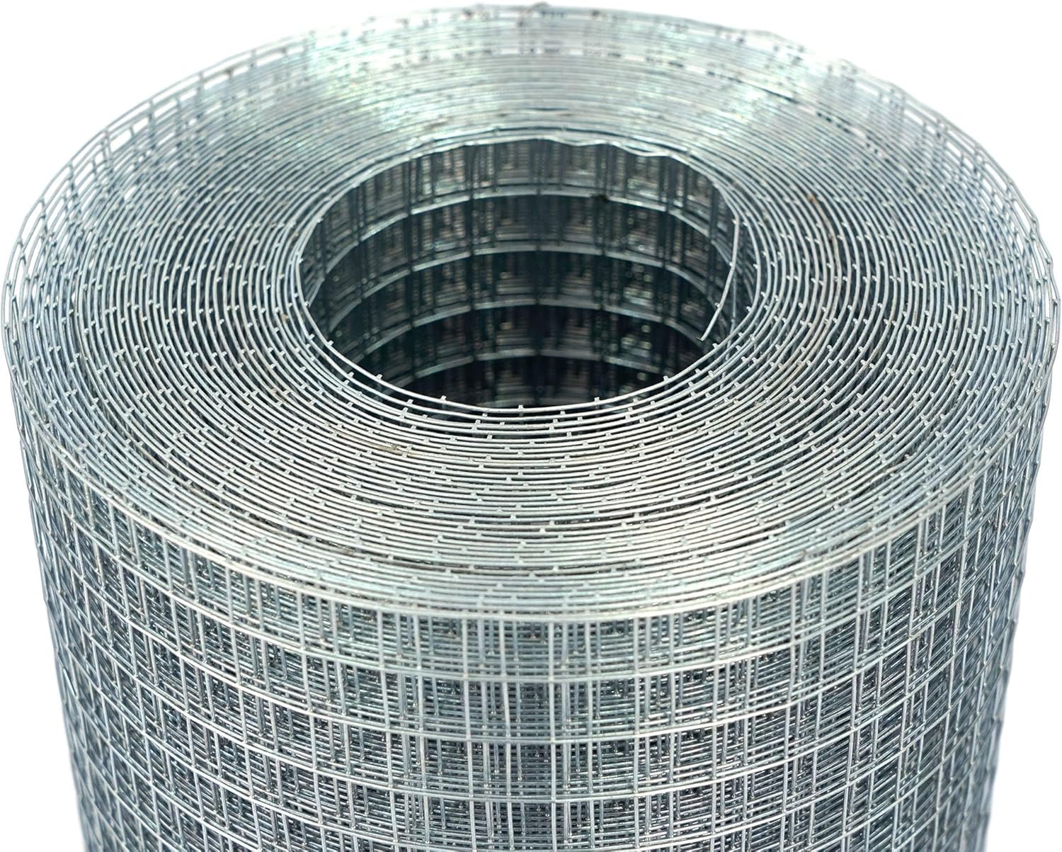 GANGHAO Hardware Cloth 19 Gauge 1/2 inch 24in x 100 ft, Chicken Wire Mesh Roll, Wire Fencing, Wire Fence Roll, Galvanized Wire Mesh, Guard Mesh