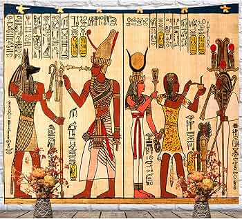 エジプト　民族　タペストリー　アフリカ 91vS4aEIreL._AC_UF350,