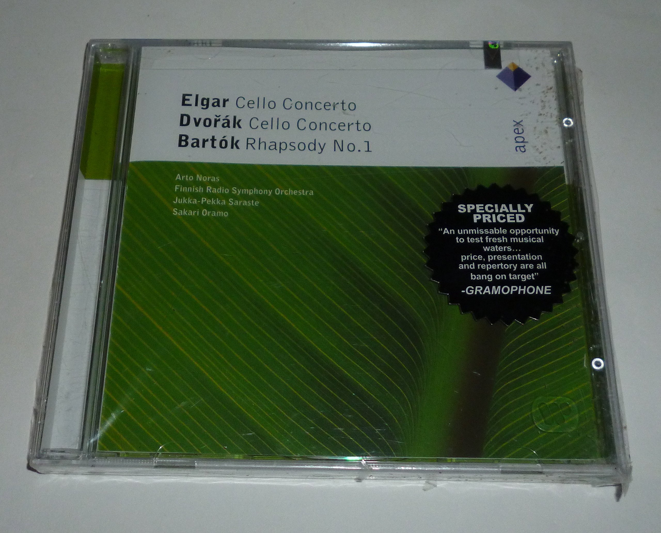 Cello CTO in E Min / Rhapsody 1 / Cello CTO in B Various Artists and Dvorak / Bartok / Elgar / Fnrs / Saraste