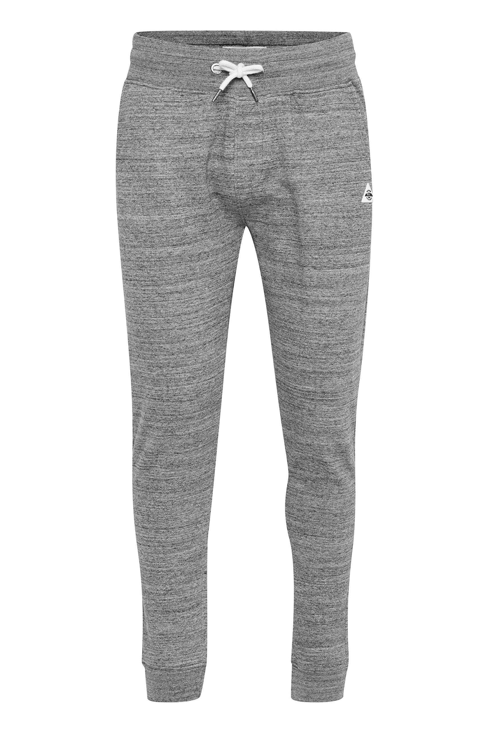BLEND Jogginghose BHHenny – Sweatpants mit Gummi-Patch, Pewter Mix, lang, Regular Fit