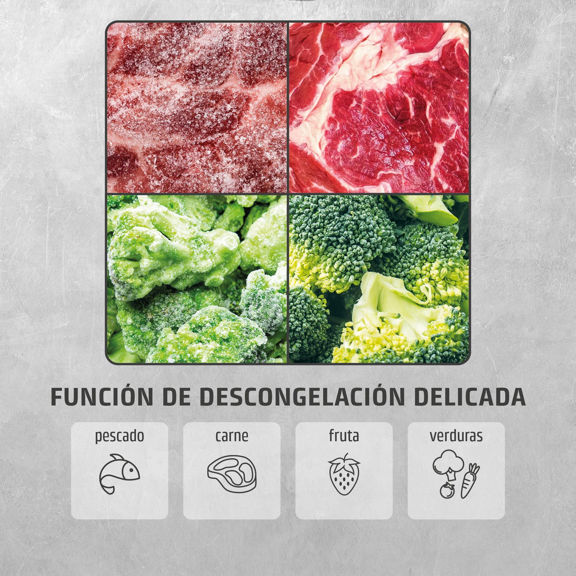 CASO MG 20 Ceramic Menu - Microondas 2 en 1 con grill | sin plato giratorio y rejilla para 2 niveles, 800 W, grill de 1000 W, 20 l, acero inoxidable, acabado espejo