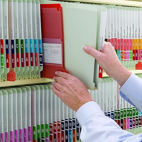 Miniatura 5 de Smead Carpeta de archivos de prensado con pestaña final, pestaña de corte recto, expansión de 2 pulgadas, tamaño carta, grisverde, 25 por caja