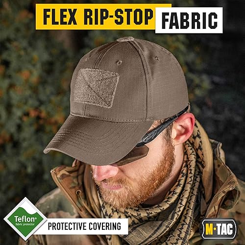 Miniatura 3 de M-Tac Sombrero de operador, gorra de béisbol táctica, sombrero de parche de estilo militar para hombres y mujeres