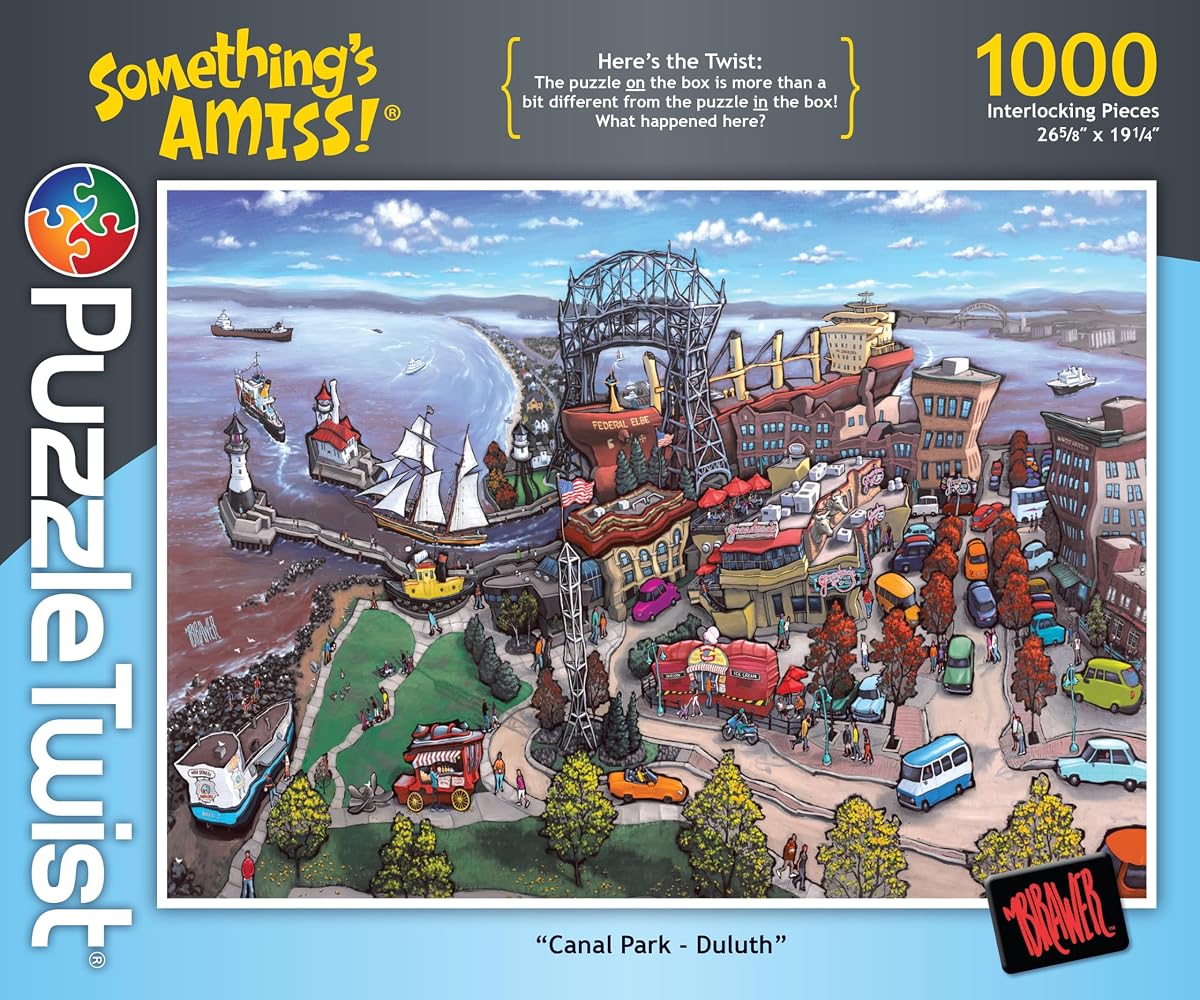 PuzzleTwist 1000 Piece Puzzle - Canal Park Duluth - Something's Amiss
