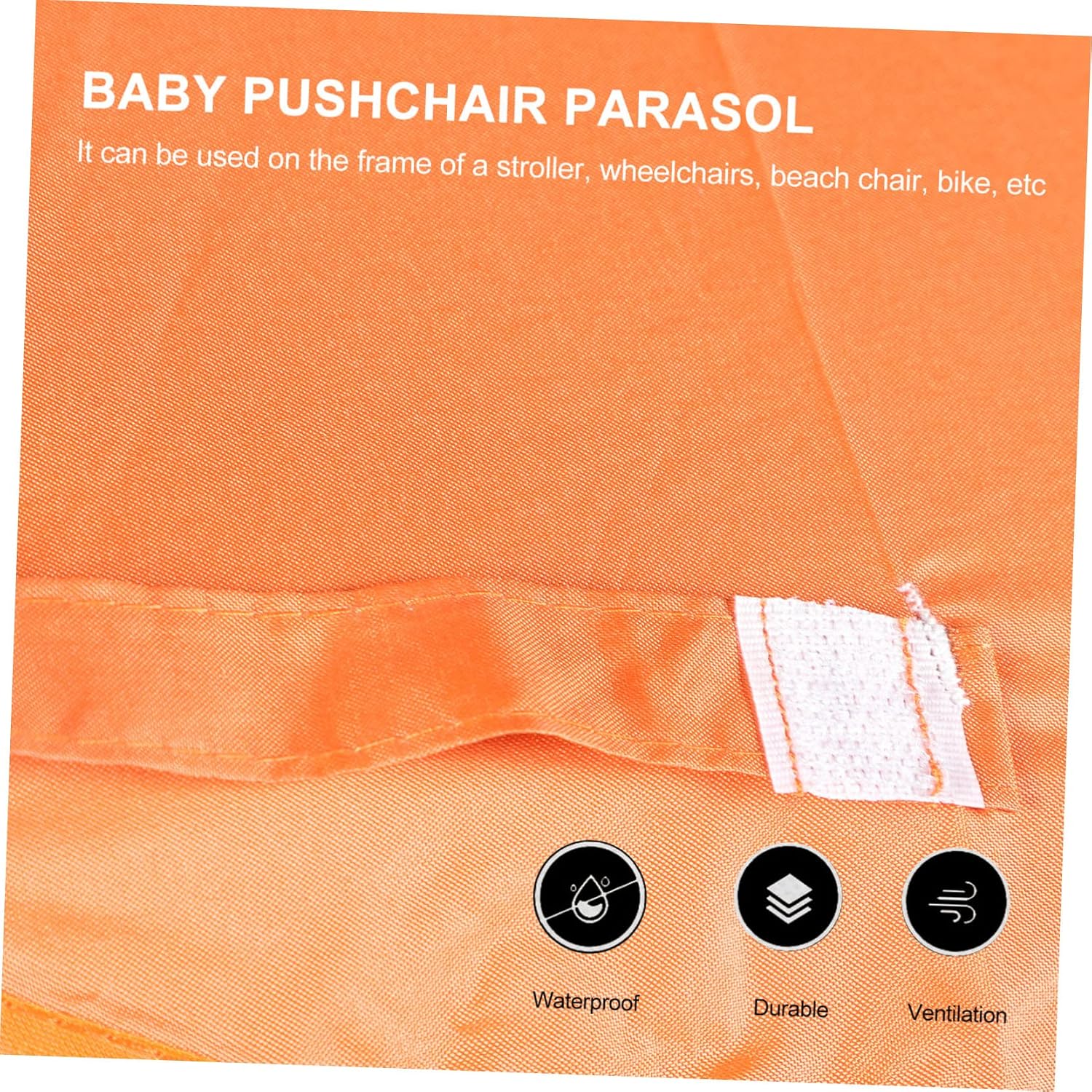 Stroller Clip Umbrella with UV Protection Coated Parasol for Pushchair Sun Shade for Outdoor Use Sunny Rainy Days