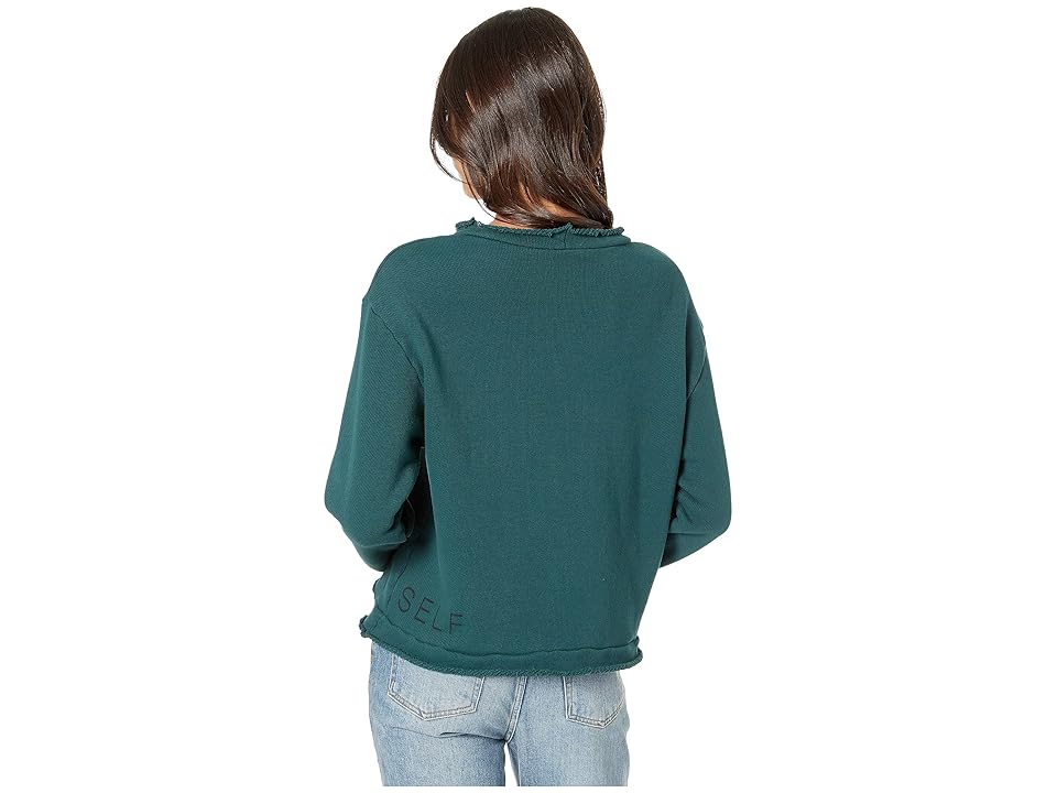 

good hYOUman Blaise Best Self Pullover (Peacock) Women's Clothing, Multi