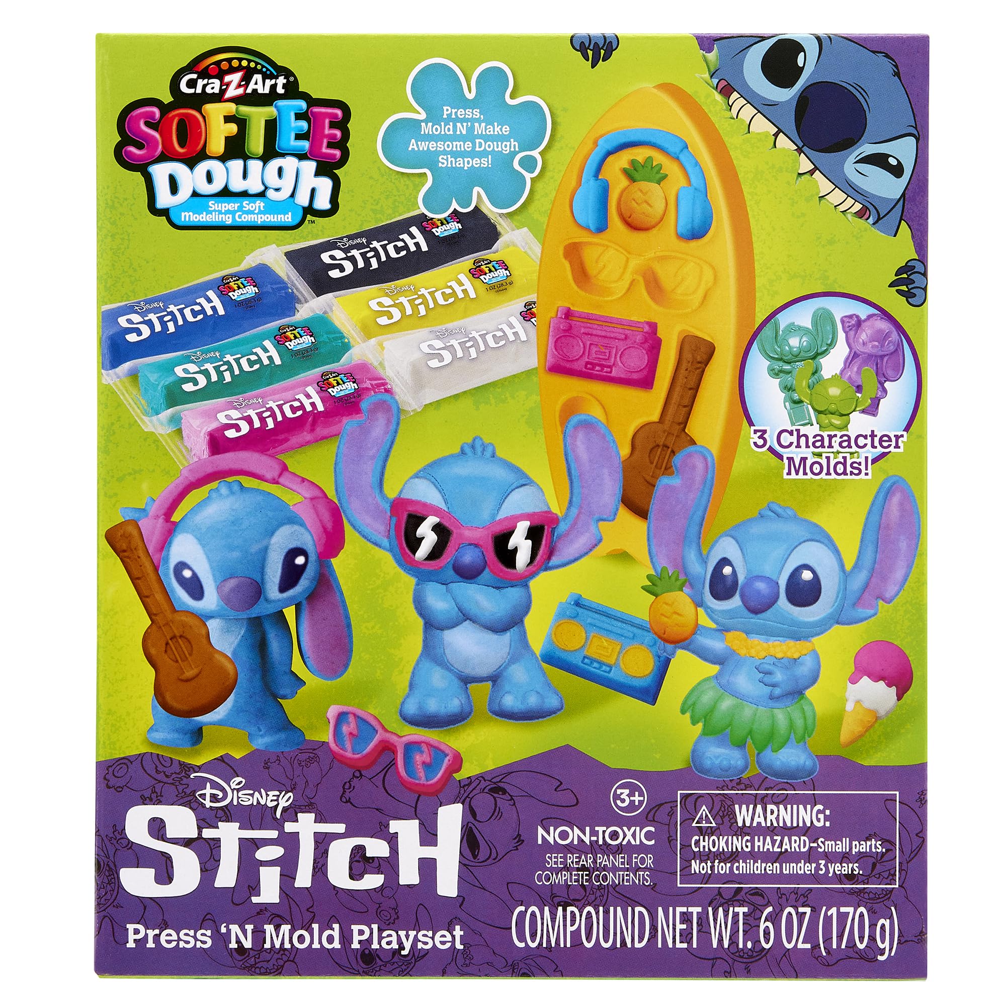 Disney Object Arts 4点セット Disney - Brandclub - Disney Cra-Z-Art Stitch Deluxe Jewel By