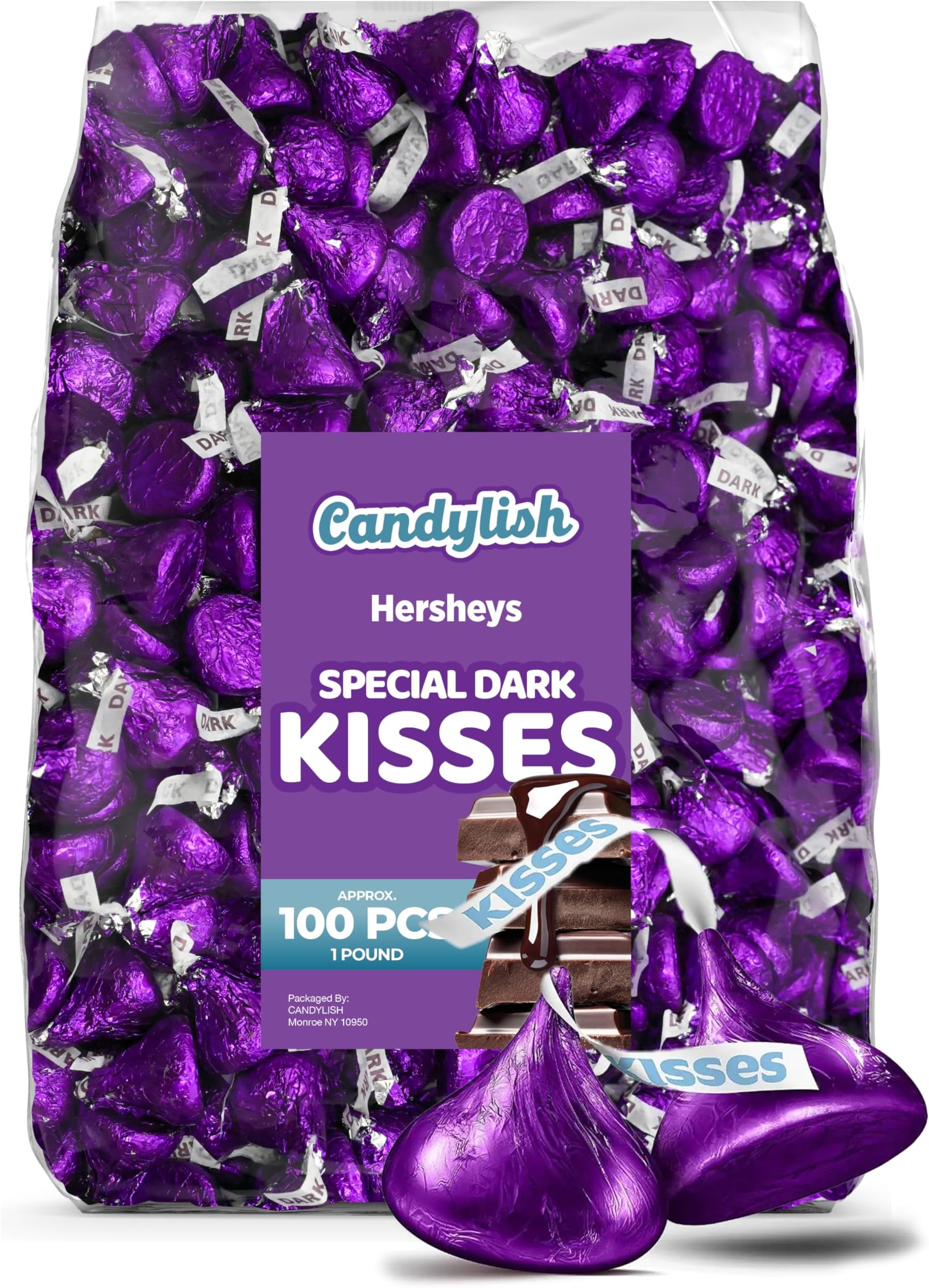 Hershey's Kisses Special Dark Chocolate 1 LB (Approx