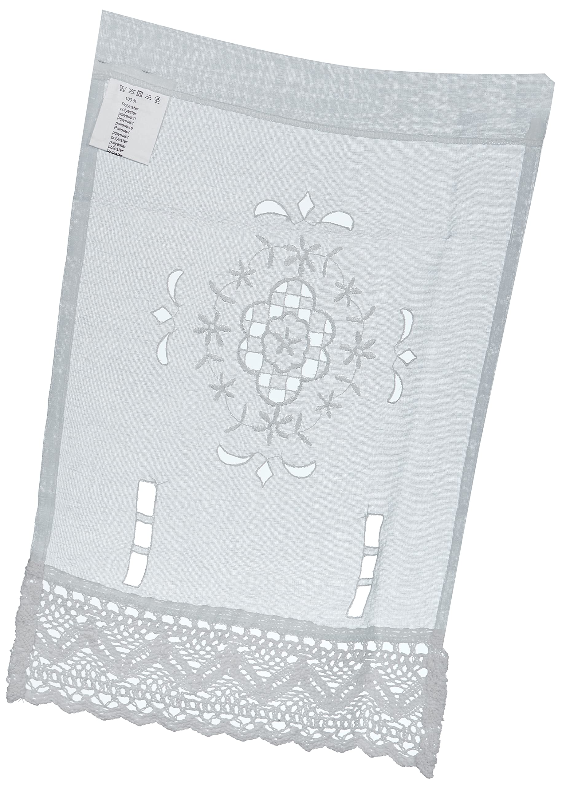 Home Fashion Graz Design - Quadro da Ricamo a Forato, 45 x 30 cm, 2 Pezzi, Colore: Bianco