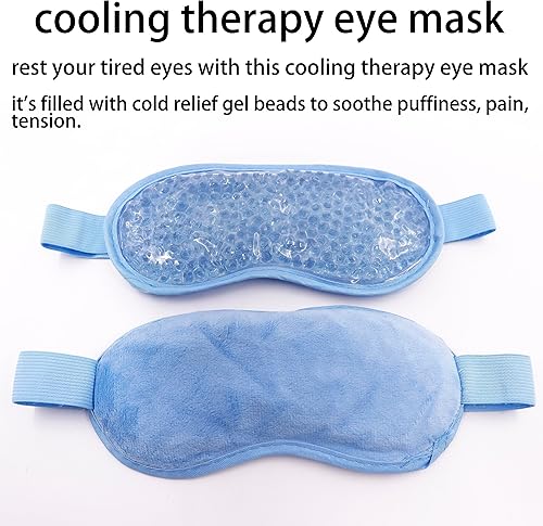 Miniatura 6 de Máscara de gel para ojos, máscara refrescante para ojos, paquete de hielo reutilizable para ojos debajo de los ojos, paquete de tratamiento frío y