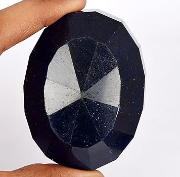 オーストリア　サファイアブルー　ガラス　オーバル　ブローチ オーストリア サファイアブルー ガラス オーバル ブローチ