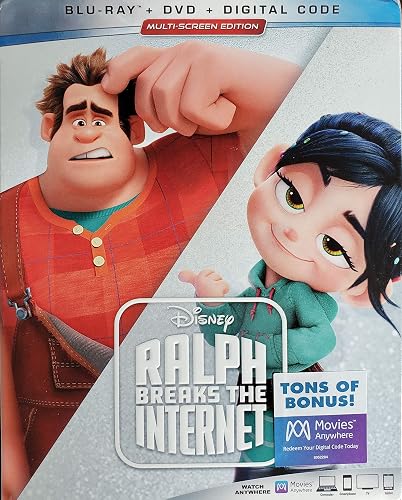 Ralph Breaks The Internet [Blu-ray/DVD/Digital Code] [2019]