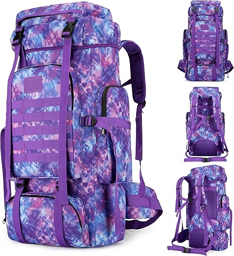 70L senderismo mochila táctica militar camping ajustable impermeable escalada deporte bolsas