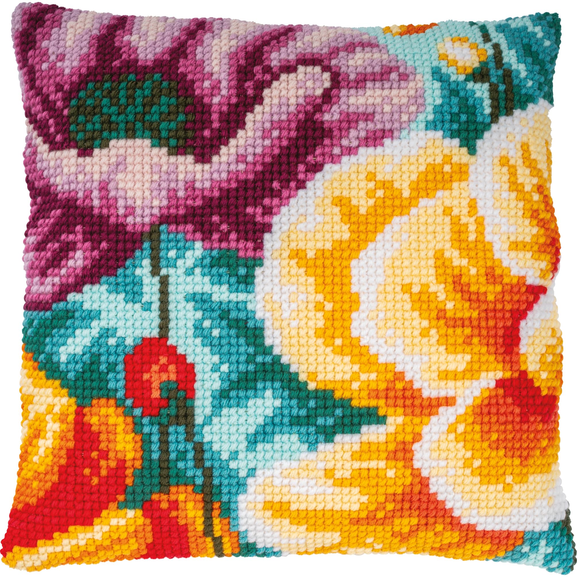 VervacoVervaco Croix Coquelicots Coussin Aupoint Kit