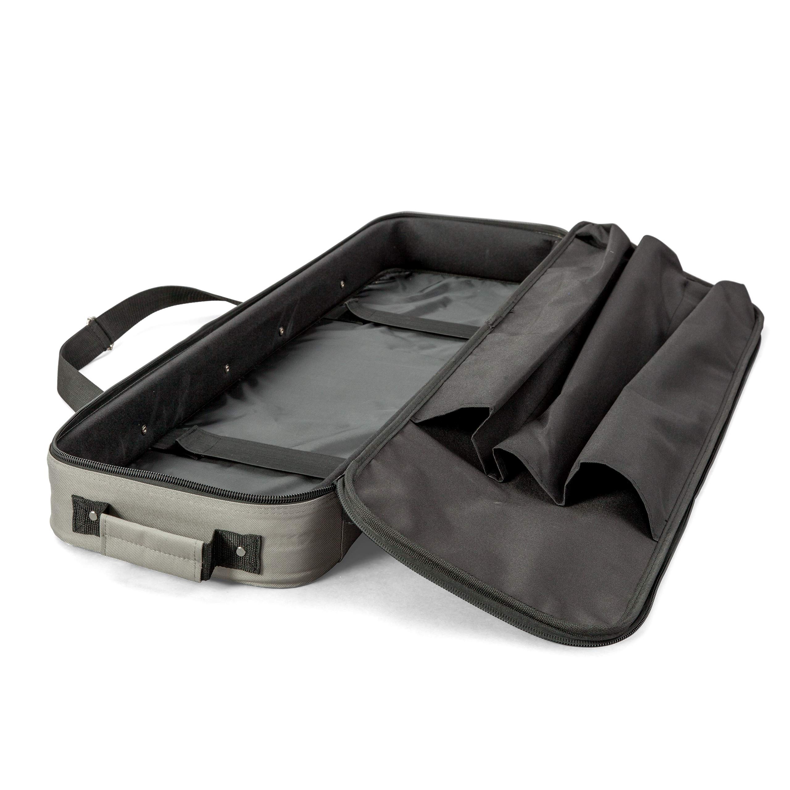 Vispronet Universaltasche in versch. Größen, Transporttasche, robustes Gewebe, verstärkte Ecken, Schultergurt, Kunststofffüße (90 cm)