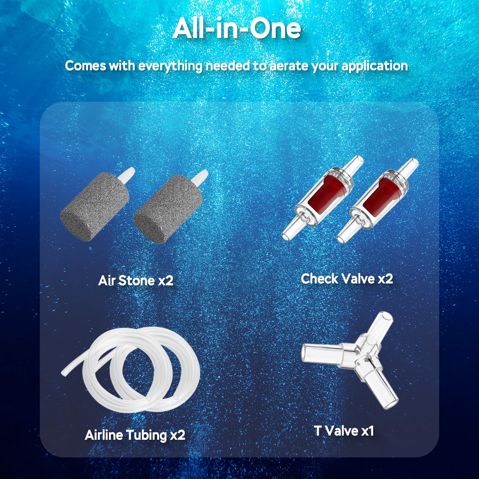 aquarium air stone emergency aeration