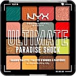 NYX Professional Makeup Palette de l'ombre des yeux, pigments pressés, 16 Ombres, Matte, Satin, Métallique, Ultime Palette, Ombre: Neutres chauds