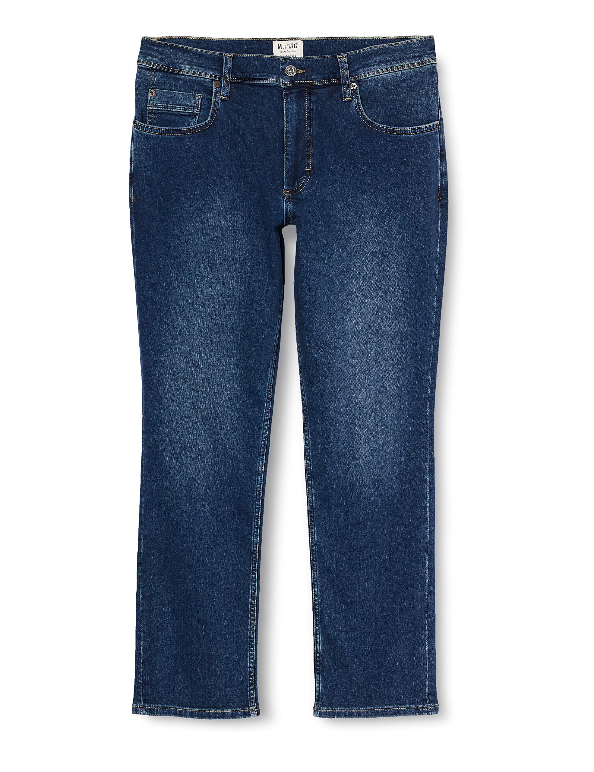 Mustang Men's Blue (Dark 881) Washington Slim Slim Jeans, W34/L32 (Manufacturer Size:34/32)