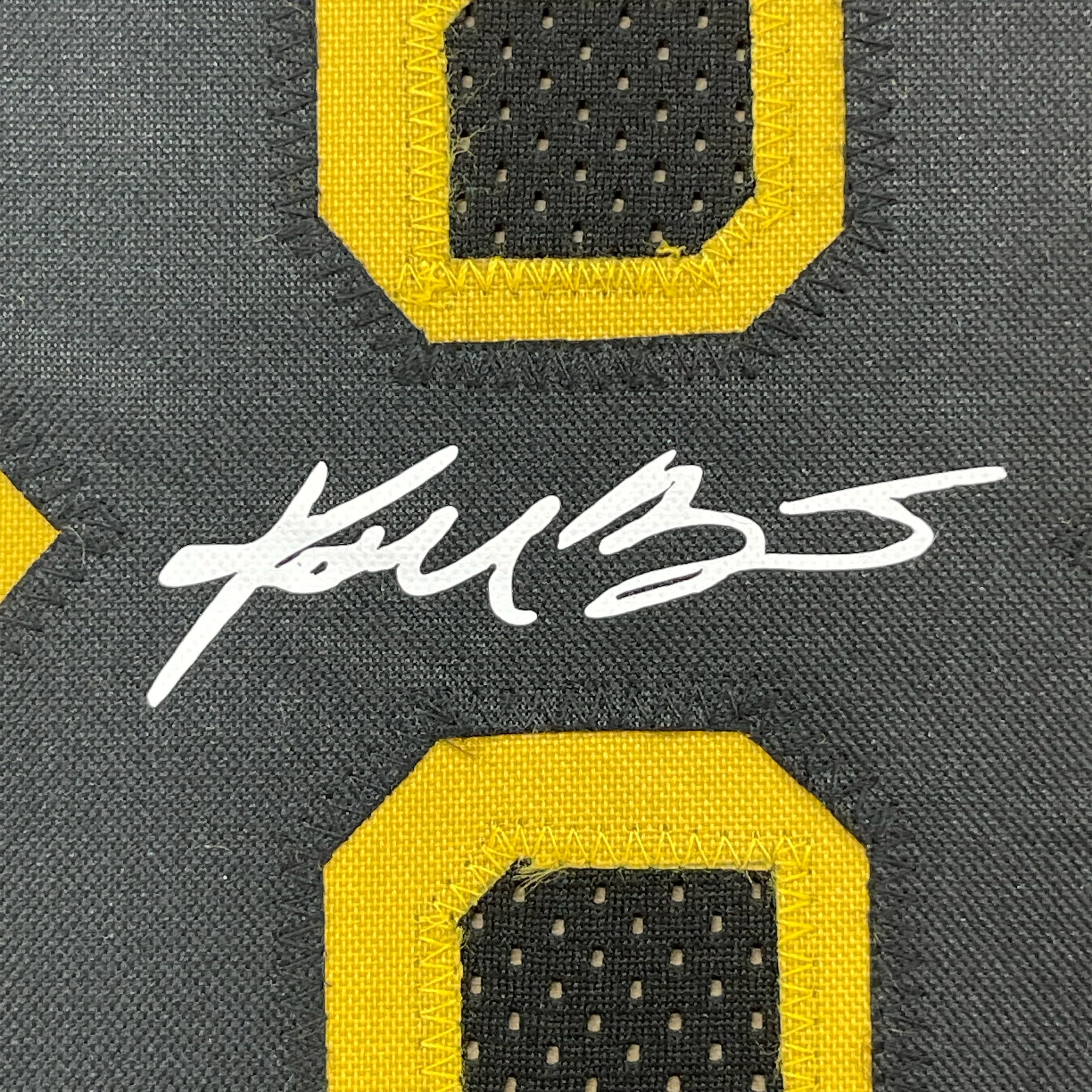 Framed Facsimile Autographed Kobe Bryant 35x39#8 Black Mamba Los
