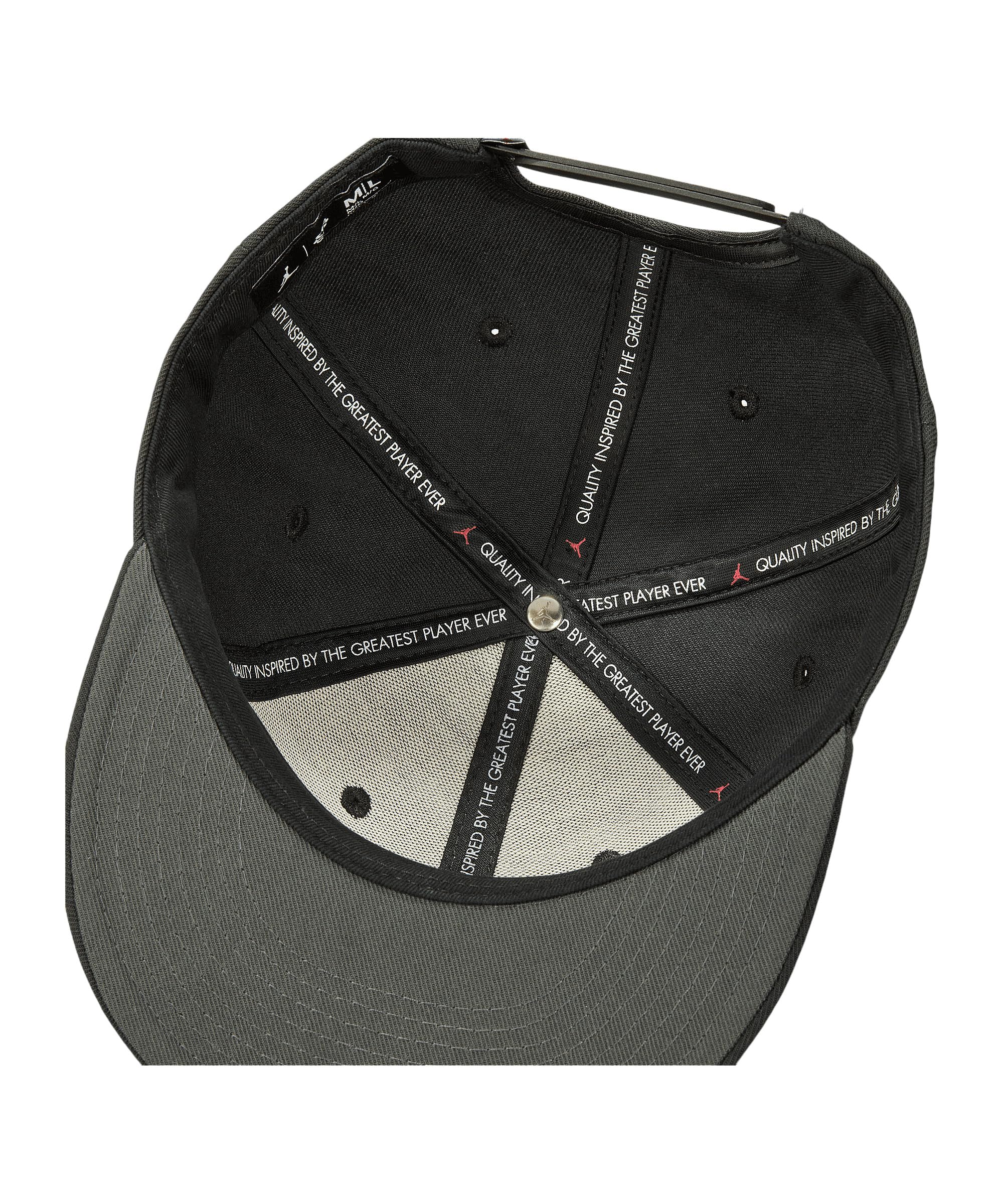 Jordan Unisex Jumpman Pro Verstellbare Cap Baseballkappe, Schwarz/Weiß, L EU
