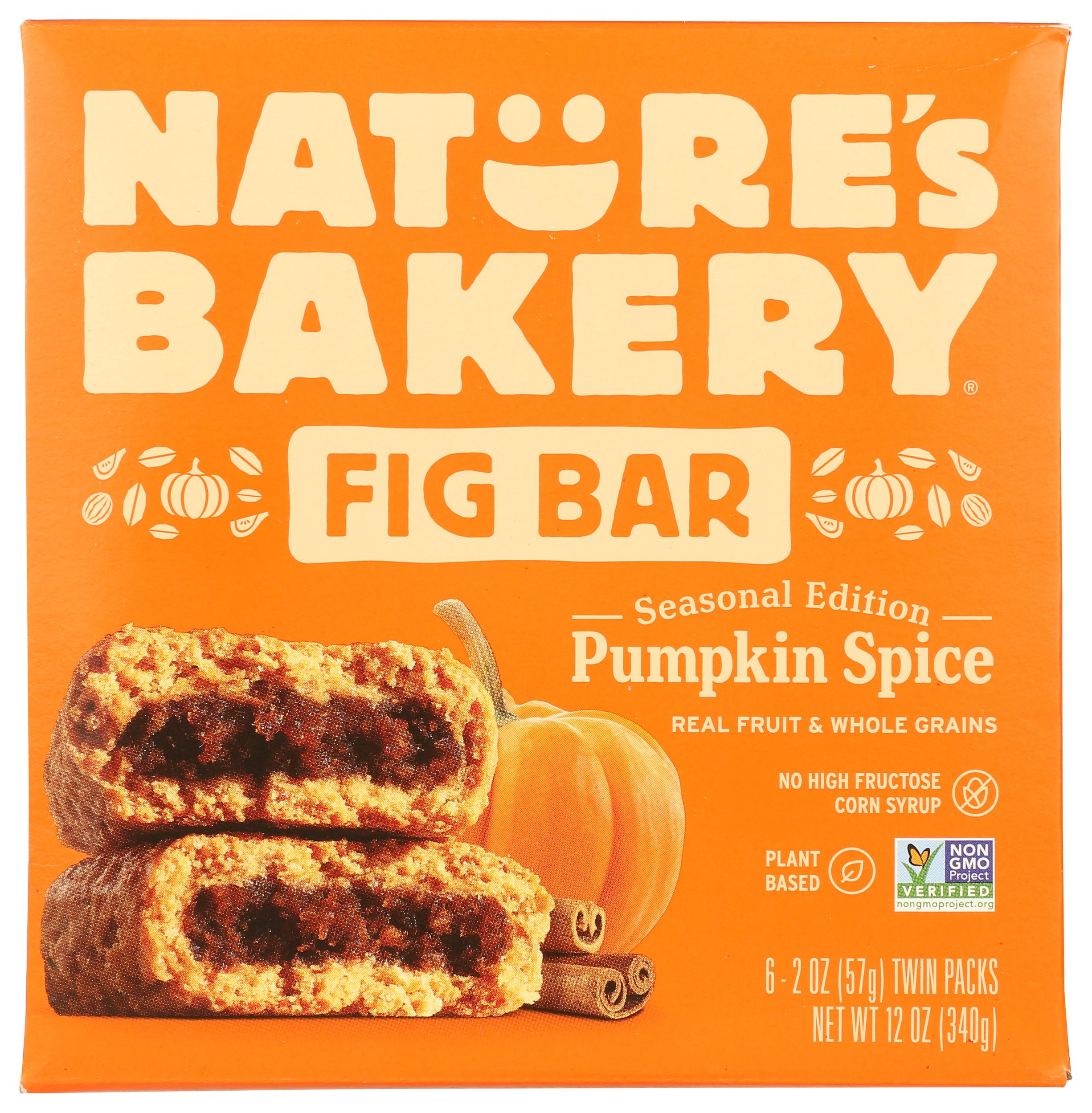 Natures Bakery Fig Bar, Pumpkin Spice