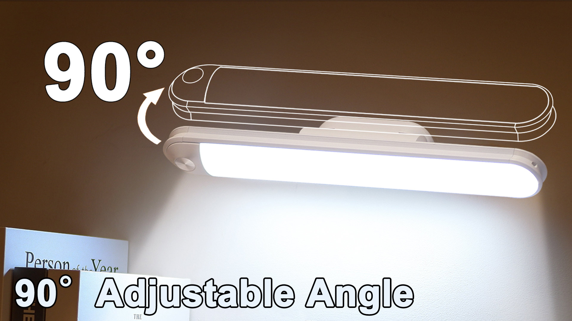 Image of Bunk Bed Lights Dimmable Touch Light Bar Adjustable Color Temperature, Wireless Stick on Lighting for Kids, Wall Reading, Headboard Lamp, Bedroom, Closet, Under Cabinet, 30 LED 2200mAh Rechargeable