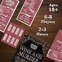 Vista 6 de Murder Mystery Party, A Taste for Wine & Murder, Murder Mystery Party Game to Host Your Own Murder Mystery Night