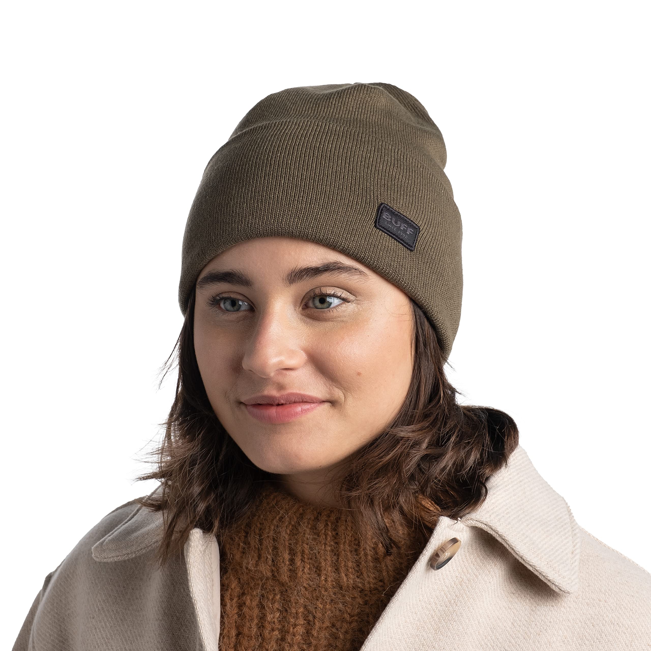 Buff Uniseks Niels Camouflage 126457.866.10.00 Czapka, Brązowy, M