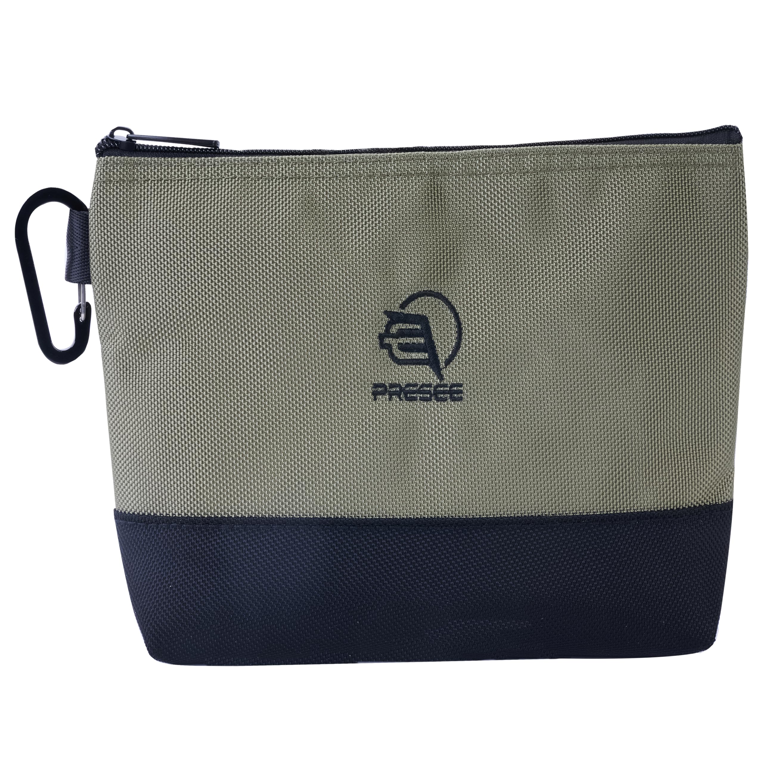 Tool Pouch Zipper Small Tool Bag Pouches Organizer Bag with Metal Carabiner Nylon 1680D Heavy Duty for Wrenches