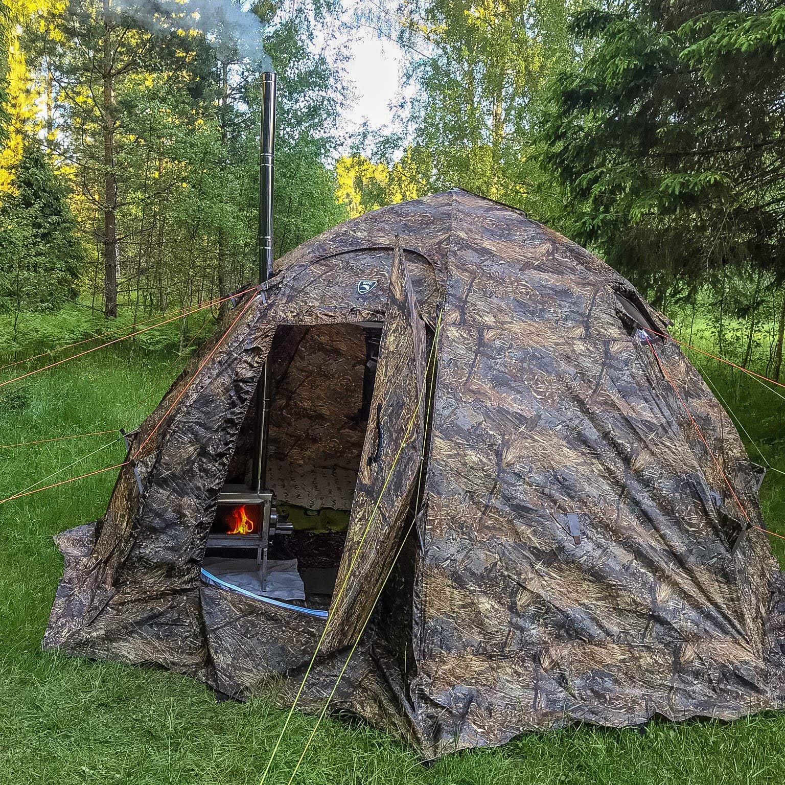 RussianBear Camping Stoves for Tents, Shelters, Yurts. Portable Wood