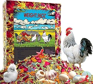 36 oz Nesting Herbs for Chicken coop – All-Natural Chili Blend for Nest Boxes & Bedding, Backyard Chicken Herbal Supplement, Promotes Balanced Digestive Health, Feather Quality, and Egg Production