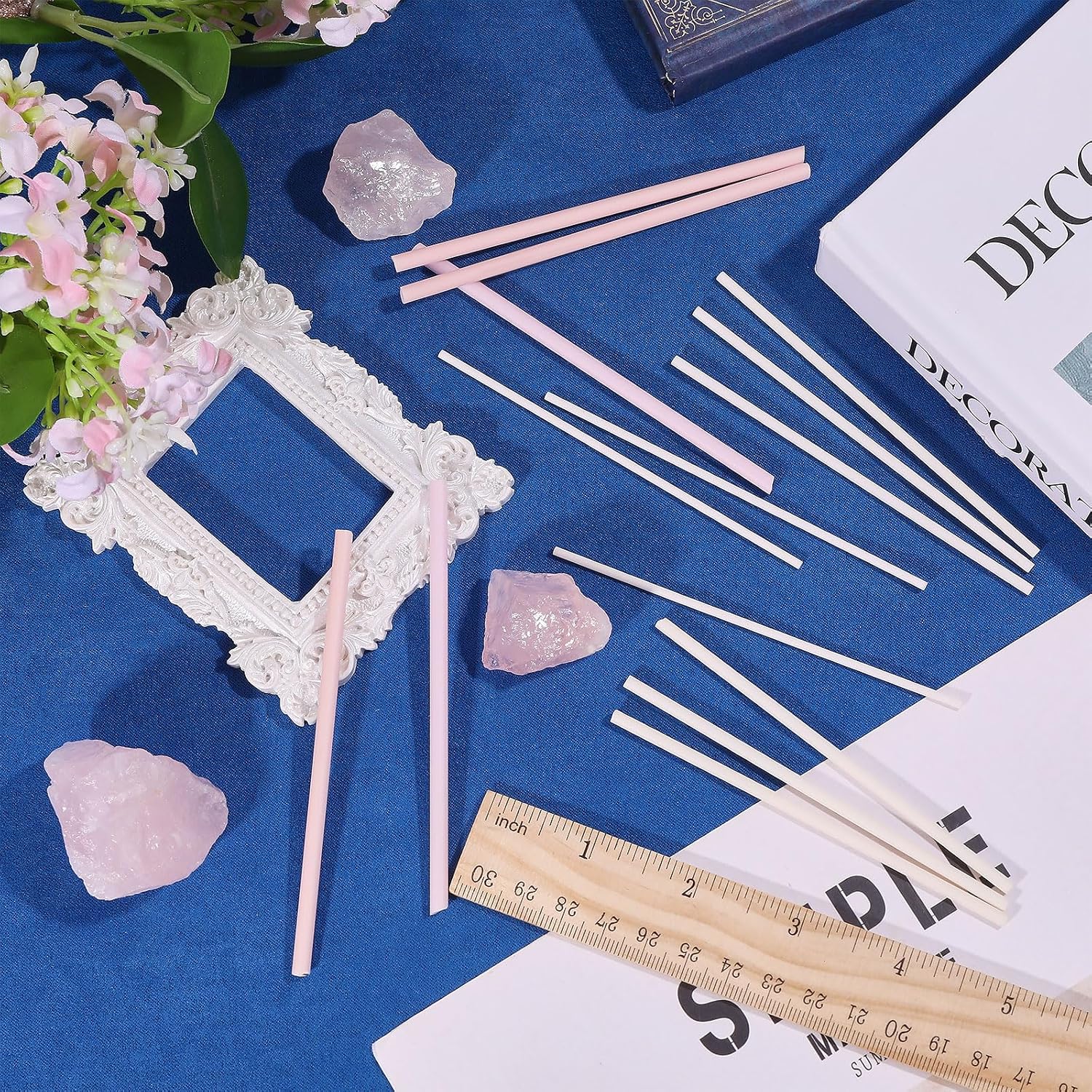 beinkmake 12Pcs Reusable Hanging Burning Rods Length 3.94inch Pendant Sculpture Burn Sticks Pottery Kiln Hanging Rods Ceramic Firing Accessories for Pottery Clay Jewelry