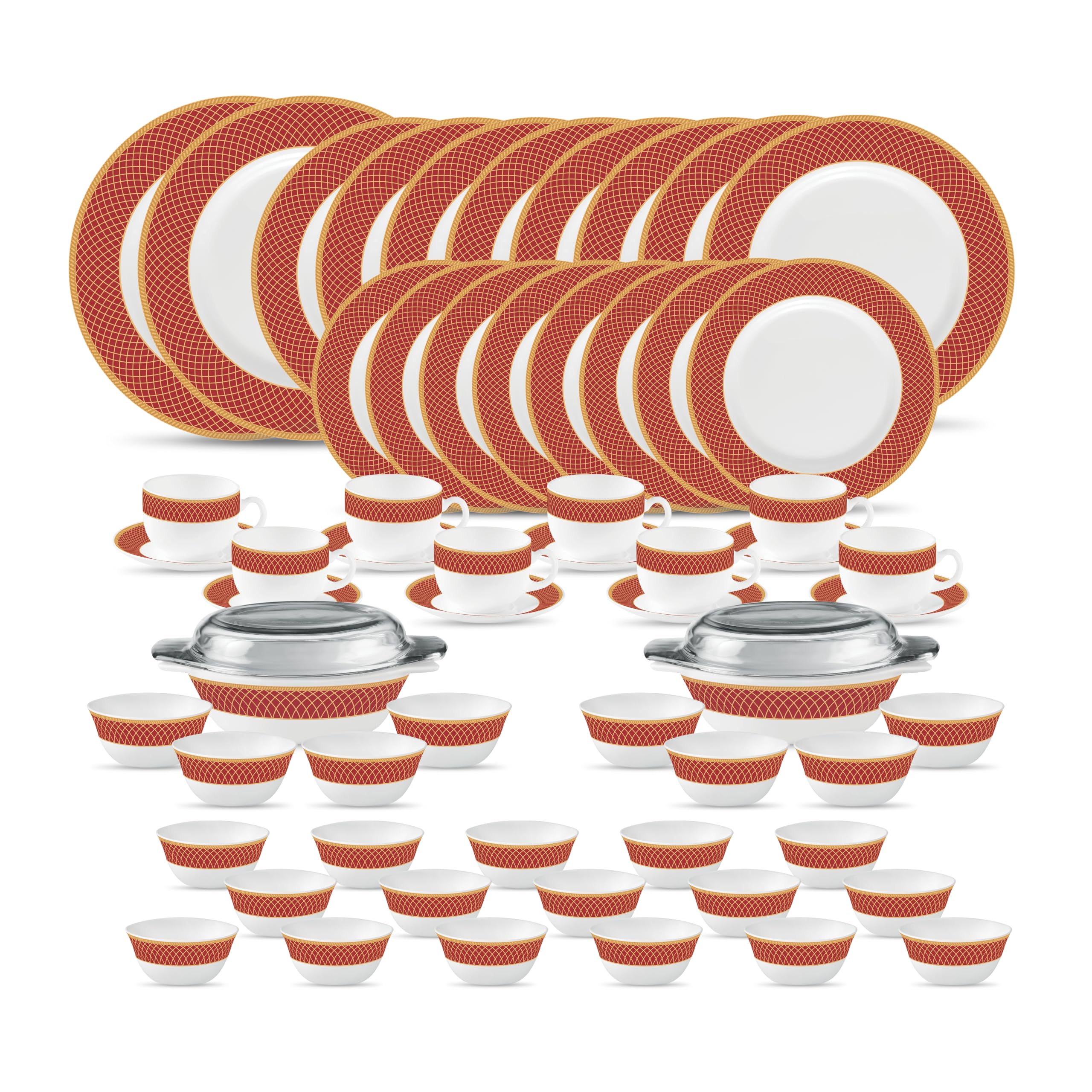 La Opala Diva Sovrana Dinner Set - 62 Piece -6 La Opala Diva Sovrana Dinner Set - 62 Piece -6