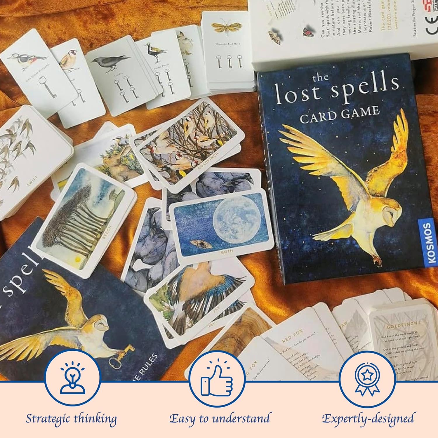 Thames and Kosmos | 696119 | The Lost Spells | Card Game | Based On The Lost Spells Books| 2-4 Players | 8+