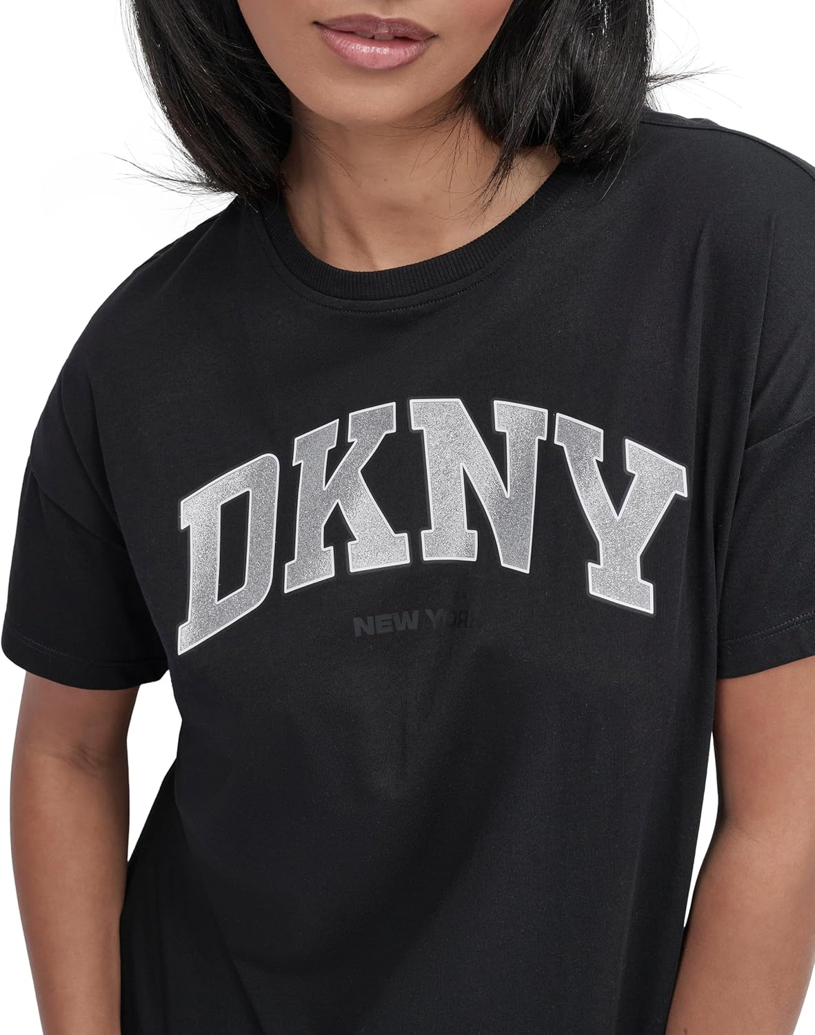 DKNY Womens Logo Long Sleeve T-Shirt - Image 5