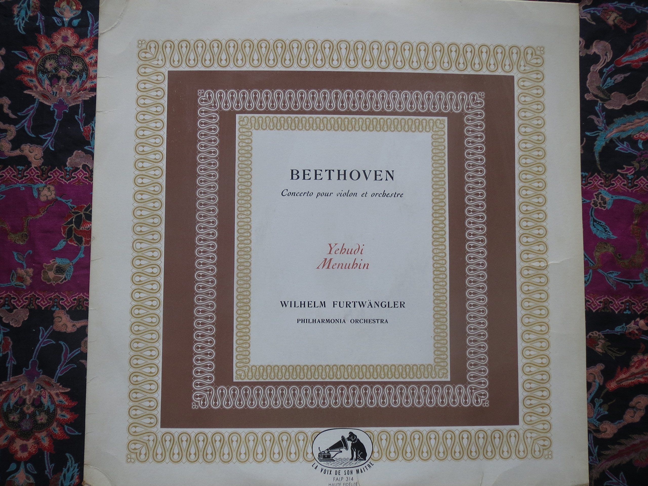 Beethoven Violinkonzert D-dur Yehudi Menuhin London Philharmonia Furtw?ngler. Vinyl LP.