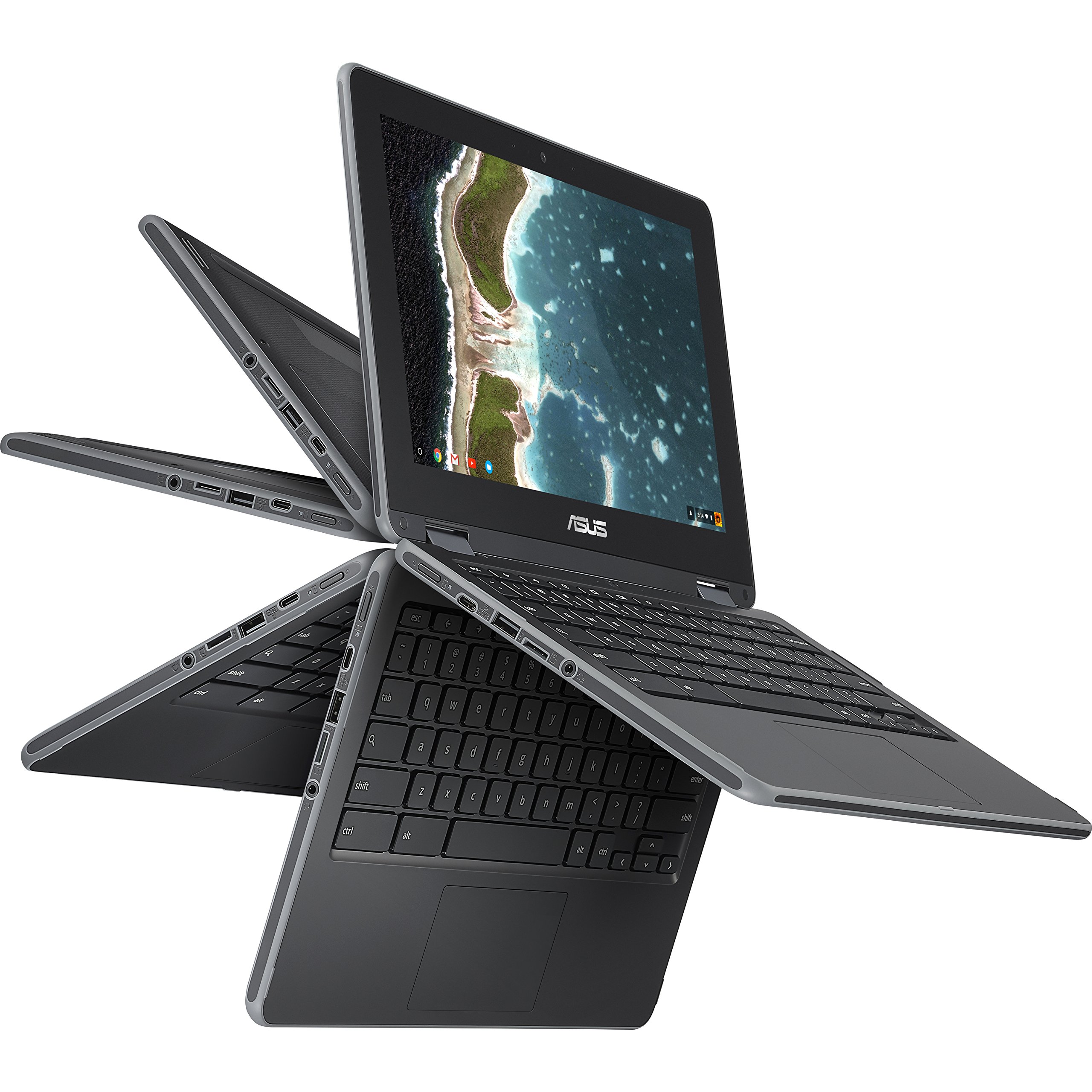 【海外輸入】ASUS Flip C213SA 11.6インチ　ノートパソコン Amazon.com: ASUS Chromebook Flip C213SA-YS02 11.6 inch Ruggedized