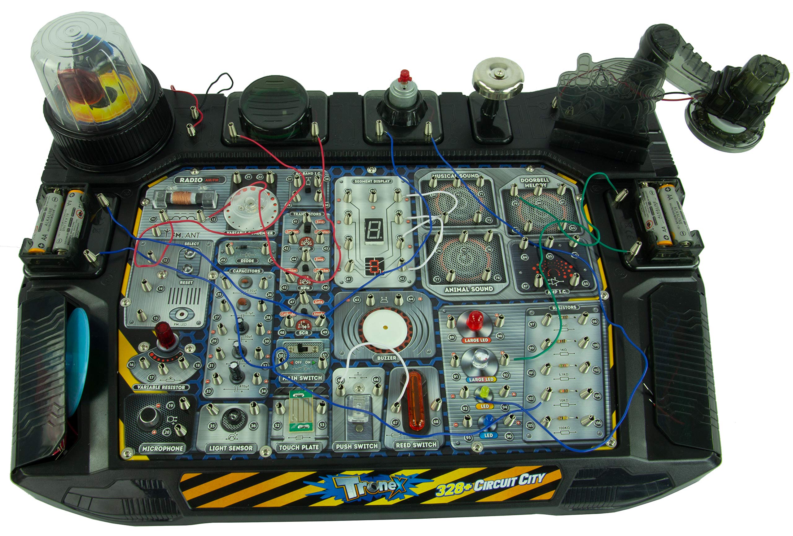 Tronex Circuit City | Oltre 328 progetti STEM | Giocattolo educativo per circuiti stampati