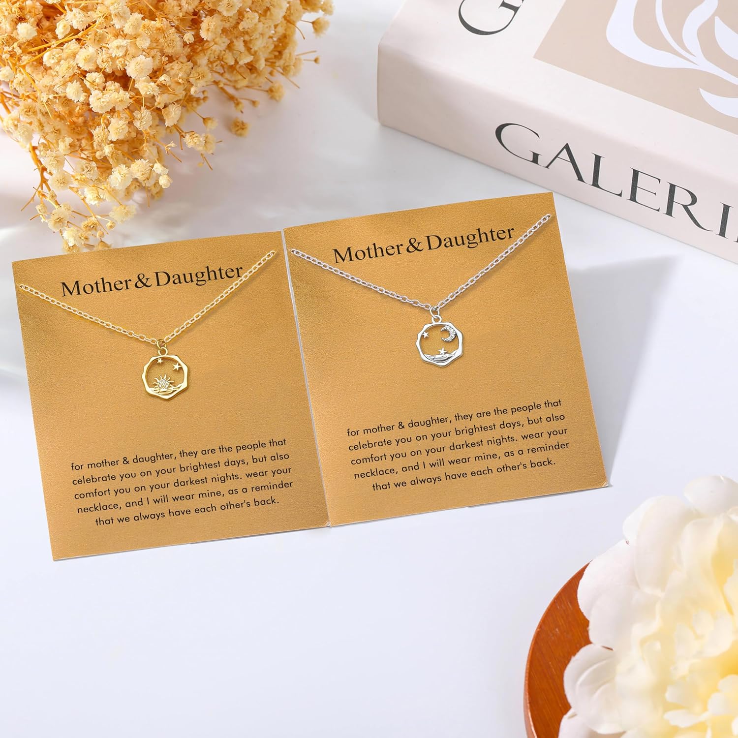 Baydurcan Pendant Necklace for Women Evil Eye Ankh Bow Necklace for Friends Sister Birthday Just Because Christmas Gifts - Image 3