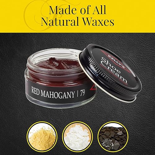 Miniatura 90 de Kelly's Shoe Cream - Pomada profesional para zapatos, 1.5 onzas, varios colores disponibles, Blanco B079VSF86S